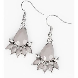 Gray & Silver earrings